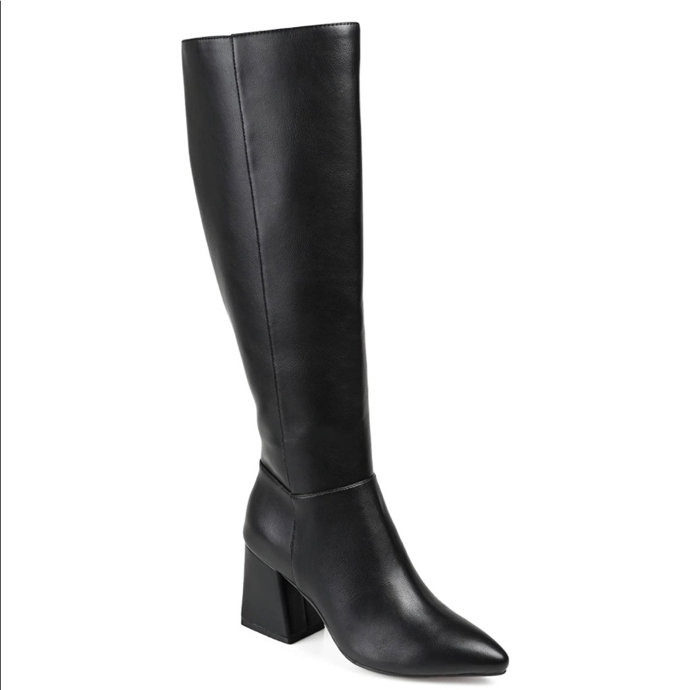 Journee Collection Womens Landree Tru Comfort Foam Block Heel Knee High Boots